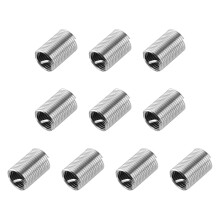 20pcs Wire Thread Inserts M10 x 1.25 2.5D(25mm) Metric 304 Stainless Steel Helical Type Coiled Thread Repair Kit Wire Screw Threaded Sleeve Sheath for