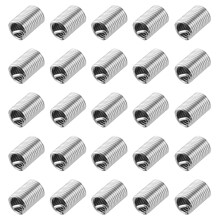 30pcs Wire Thread Inserts 3/8-16 UNC 2.5D(15/16") 304 Stainless Steel Helical Type Coiled Thread Repair Kit Wire Screw Threaded Sleeve Sheath for Mech