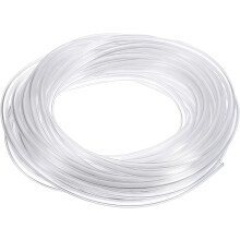 PVC Tubing, 1.5mm ID x 2mm OD - 13 Feet Long Clear Vinyl Water Pipe, Lightweight Plastic Flexible Water Pipe for Aquaponics, Air Hose, Irrigation