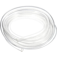PVC Tubing, 8mm ID x 10mm OD - 13 Feet Long Clear Vinyl Water Pipe, Lightweight Plastic Flexible Water Pipe for Aquaponics, Air Hose, Irrigation