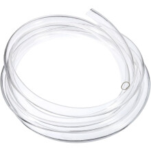 PVC Tubing, 16mm ID x 20mm OD - 10 Feet Long Clear Vinyl Water Pipe, Lightweight Plastic Flexible Water Pipe for Aquaponics, Air Hose, Irrigation