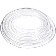 PVC Tubing, 10mm ID x 14mm OD - 13 Feet Long Clear Vinyl Water Pipe, Lightweight Plastic Flexible Water Pipe for Aquaponics, Air Hose, Irrigation