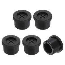 5 Pcs Cable Cord Grommet, 9/16" Inch (14mm) Desk Grommet Flexible Rubber Grommets Wire Hole Cover Pass Through for Office Computer Desk Wire Organizer