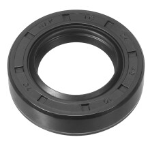 Oil Seal, TC 24mm x 40mm x 10mm Nitrile Rubber Cover Double Lip with Spring for Mechanical Motive Axle Bearing Shaft, Black