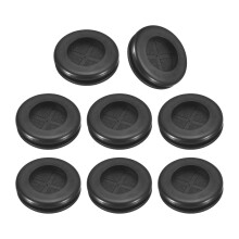 16Pcs Rubber Grommets 13/16" (20mm) Drill Hole, 9/16" (15mm) ID Double Sided Hole Plugs Ring Gasket for Firewall Cable Wire Protecting, Black