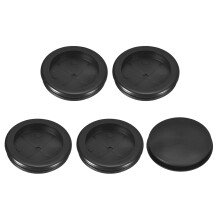 5Pcs Rubber Grommets 2-3/16" (55mm) Drill Hole, 1-7/8" (48mm) ID Single Sided Hole Plugs Ring Gasket for Firewall Cable Wire Protecting, Black