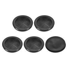 5Pcs Rubber Grommets 2-3/4" (70mm) Drill Hole, 2-3/8" (61mm) ID Single Sided Hole Plugs Ring Gasket for Firewall Cable Wire Protecting, Black