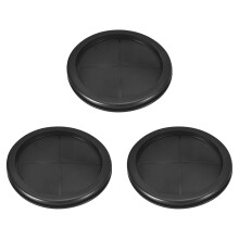 3Pcs Rubber Grommets 3-15/16" (100mm) Drill Hole, 3-9/16" (90mm) ID Double Sided Hole Plugs Ring Gasket for Firewall Cable Wire Protecting, Black