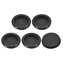5Pcs Rubber Grommets 1-9/16" (40mm) Drill Hole, 1-5/16" (33mm) ID Single Sided Hole Plugs Ring Gasket for Firewall Cable Wire Protecting, Black