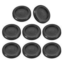 10Pcs Rubber Grommets 1-3/8" (35mm) Drill Hole, 1-3/16" (30mm) ID Double Sided Hole Plugs Ring Gasket for Firewall Cable Wire Protecting, Black