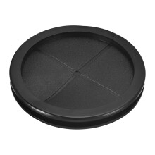 Rubber Grommets 5-1/8" (130mm) Drill Hole, 4-3/4" (120mm) ID Double Sided Hole Plugs Ring Gasket for Firewall Cable Wire Protecting, Black