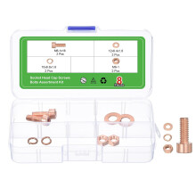 Hex Socket Bolt Kits (M6), Red Copper Cup-Shaped Head Cap Hexagon Socket Head Cap Screw