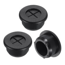 3 Pcs Cable Cord Grommet, 13/16" Inch (20mm) Desk Grommet Flexible Rubber Grommets Wire Hole Cover Pass Through for Office Computer Desk Wire Organize