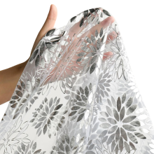 Festlicher Tischläufer, Dekorativ, Glänzend, Weiß, 70x300 cm — tischdeko hochzeit, chiffon tischband, tischläufer modern