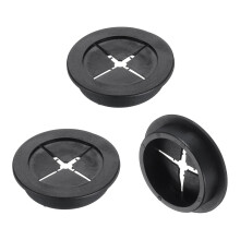3 Pcs Cable Cord Grommet, 2" Inch (50mm) Desk Grommet Flexible Rubber Grommets Wire Hole Cover Pass Through for Office Computer Desk Wire Organizer, B