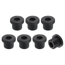 7 Pcs Cable Cord Grommet, 3/8 Inch (10mm) Desk Grommet Flexible Rubber Grommets Wire Hole Cover Pass Through for Office Computer Desk Wire Organizer,