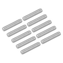 15Pcs M5-0.8x25mm Fully Threaded Rods, Threaded Rods Bar Studs, 304 Stainless Steel Long Thread Screws Hardware for U-Bolts, Anchors, Clamps, Hangers,