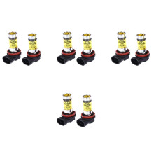8 x Puissance Élevée A Mené la Lampe de Phare Jaune de Phare Antibrouillard 2828 20Led de Lumières 100W H8 H11