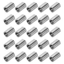 50pcs Wire Thread Inserts M3 x 0.5 2.5D(7.5mm) Metric 304 Stainless Steel Helical Type Coiled Thread Repair Kit Wire Screw Threaded Sleeve Sheath for
