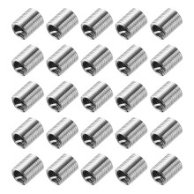 50pcs Wire Thread Inserts M5 x 0.8 2D(10mm) Metric 304 Stainless Steel Helical Type Coiled Thread Repair Kit Wire Screw Threaded Sleeve Sheath for Mec