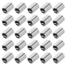 50pcs Wire Thread Inserts M8 x 1.25 2.5D(20mm) Metric 304 Stainless Steel Helical Type Coiled Thread Repair Kit Wire Screw Threaded Sleeve Sheath for