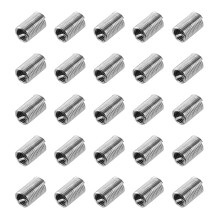 50pcs Wire Thread Inserts M6 x 1 3D(18mm) Metric 304 Stainless Steel Helical Type Coiled Thread Repair Kit Wire Screw Threaded Sleeve Sheath for Mecha