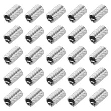 50pcs Wire Thread Inserts M8 x 1.25 3D(24mm) Metric 304 Stainless Steel Helical Type Coiled Thread Repair Kit Wire Screw Threaded Sleeve Sheath for Me