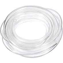 PVC Tubing, 7mm ID x 9mm OD - 13 Feet Long Clear Vinyl Water Pipe, Lightweight Plastic Flexible Water Pipe for Aquaponics, Air Hose, Irrigation