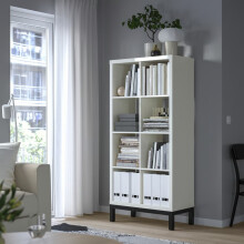 IKEA KALLAX 8 Cube Unit with Underframe 77x164