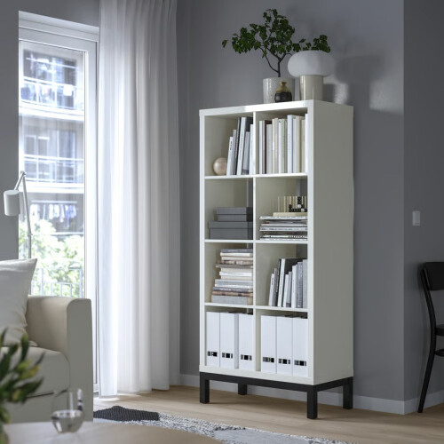IKEA KALLAX 8 Cube Unit with Underframe 77x164