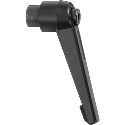 1Pcs M8 Adjustable Knobs Handle Female Thread Push Button Ratchet Quick Release Locking Rotating Bolt for Lathe Machinery, Black