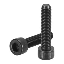 Hex Socket Bolts (M8-1.25x35), Grade 12.9 Carbon Steel Hex Socket Drive Screws, Black, 20Pcs