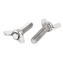 Metric M10 304 Stainless Steel Wing Bolt Butterfly Screw 2pcs