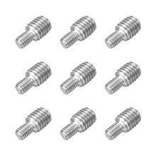 M5x6mm to M8x8mm Double End Threaded Stud Screw Bolt, 9Pcs 304 Stainless Steel Thread Reducer Adapter for Furniture Machinery Assembly Fastener