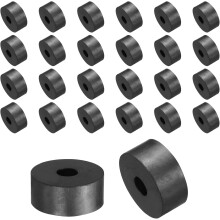 36 Pcs Rubber Spacers 35mm OD x 10mm ID x 15mm Height Round Anti Vibration Spacer Rubber Bushing Grommets Thick Rubber Washers