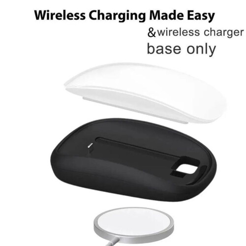 3X Mouse Dock for  Magic Mouse 2 Charging Dock Ergonomic Wireless Charging Pad Housing Increased Height-A 2