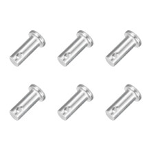 6Pcs 5/16" x 13/16" Single Hole Clevis Pins, 304 Stainless Steel Flat Head Clevis Pins Hitch Pin for Trailer Latch, Mechanics Repair, Furniture Instal