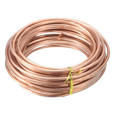 Soft Copper Wire (6 Gauge, 31 FT), 99.9% Pure Bare Copper Wire 4mm Solid Craft Wire for DIY Crafting Gardening Decoration (9.5Meter)