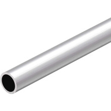 6063 Aluminum Round Tube, 300mm Length 16mm OD 13mm Inner Dia Seamless Aluminum Straight Tubing