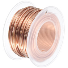 Soft Copper Wire (14 Gauge, 32.8 FT), 99.9% Pure Bare Copper Wire 1.6mm Solid Craft Wire for DIY Crafting Gardening Decoration (10Meter)