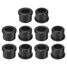 18Pcs Rubber Grommets 15mm Drill Hole, 10mm ID Hole Top Hat Grommet Black Silicone Rubber Hole Plug Gasket for Wiring, Automotive