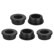 5Pcs Rubber Grommets 33mm Drill Hole, 24mm ID Hole Top Hat Grommet Black Silicone Rubber Hole Plug Gasket for Wiring, Automotive