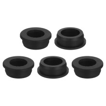 5Pcs Rubber Grommets 36mm Drill Hole, 26mm ID Hole Top Hat Grommet Black Silicone Rubber Hole Plug Gasket for Wiring, Automotive