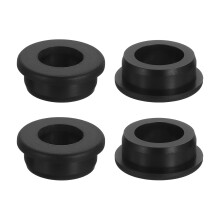 4Pcs Rubber Grommets 29mm Drill Hole, 20mm ID Hole Top Hat Grommet Black Silicone Rubber Hole Plug Gasket for Wiring, Automotive