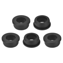 5Pcs Rubber Grommets 32mm Drill Hole, 22mm ID Hole Top Hat Grommet Black Silicone Rubber Hole Plug Gasket for Wiring, Automotive