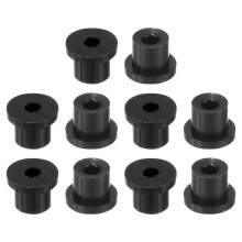 38Pcs Rubber Grommets 3mm Drill Hole, 1.5mm ID Hole Top Hat Grommet Black Silicone Rubber Hole Plug Gasket for Wiring, Automotive