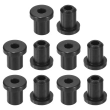 38Pcs Rubber Grommets 5mm Drill Hole, 3mm ID Hole Top Hat Grommet Black Silicone Rubber Hole Plug Gasket for Wiring, Automotive
