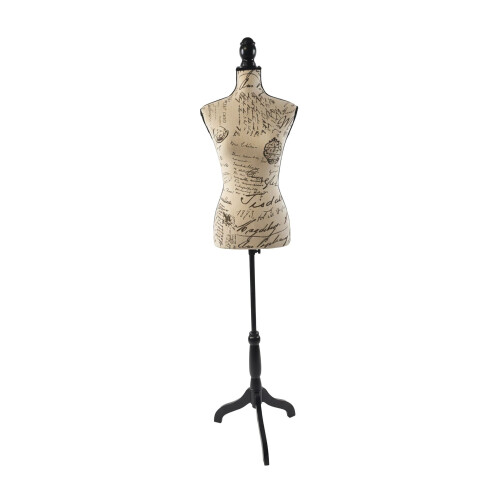 Dress Form with Stand, Adjustable, Letter Print, Size 36/38 1