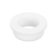 1Pcs Rubber Grommets 40mm Drill Hole, 30mm ID Hole Top Hat Grommet White Silicone Rubber Hole Plug Gasket for Wiring, Automotive