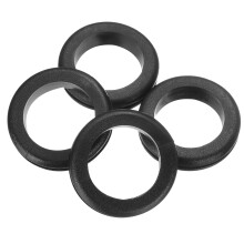 4Pcs Rubber Grommets 1-3/8 ID, 1-1/2 Drill Hole, Firewall Grommet Automotive Rubber Hole Eyelet Ring Gasket for Wire Cable Hose Protection, Metal Elec
